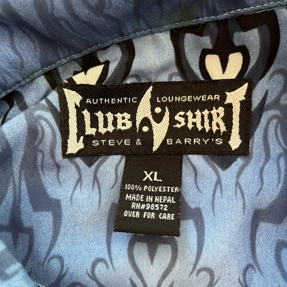 Steve & Barry's men’s vintage Dragon Club Shirt Loungewear XL Y2K - Picture 4 of 6